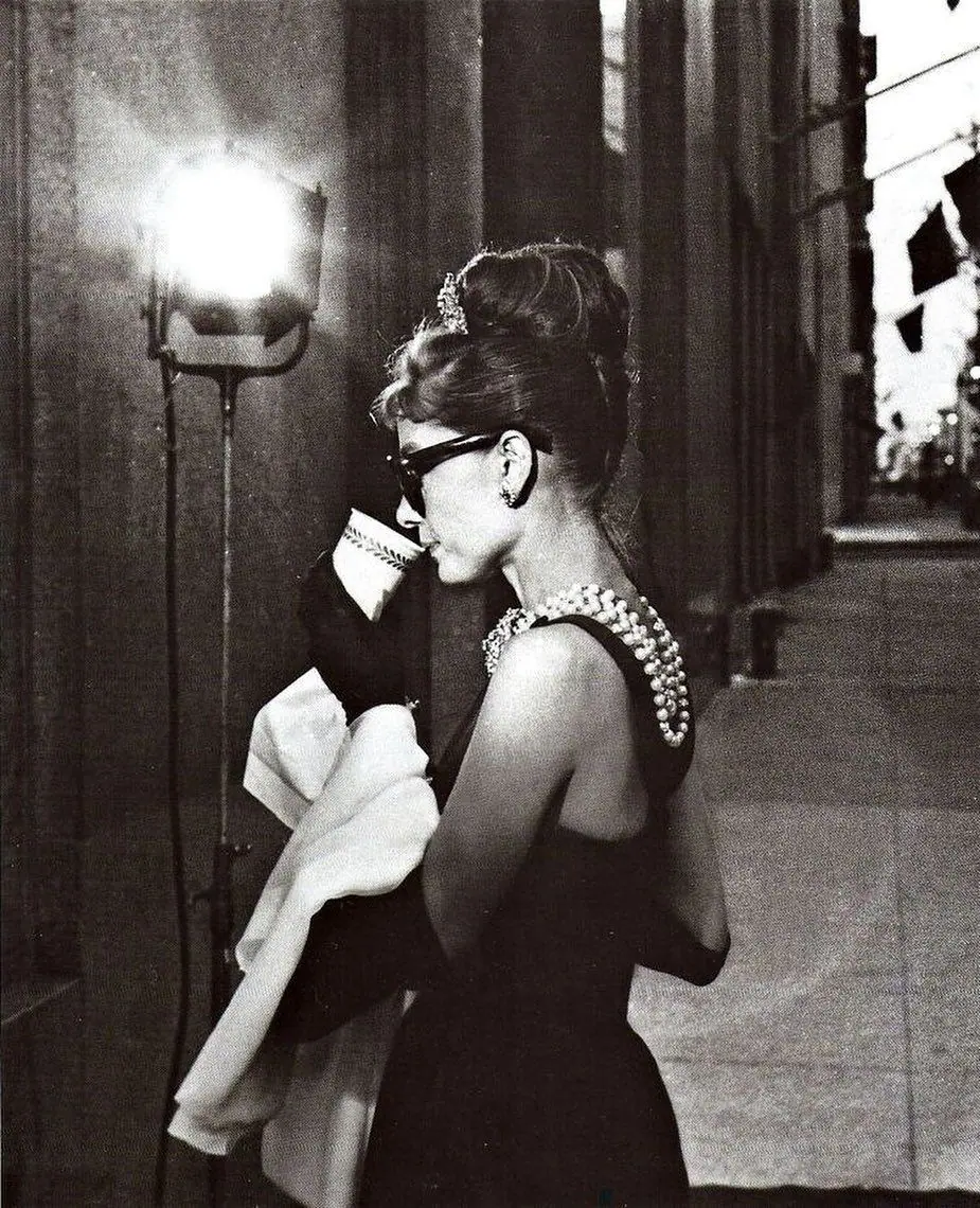Audrey Hepburn as Holly Golightly in Breakfast at Tiffany's