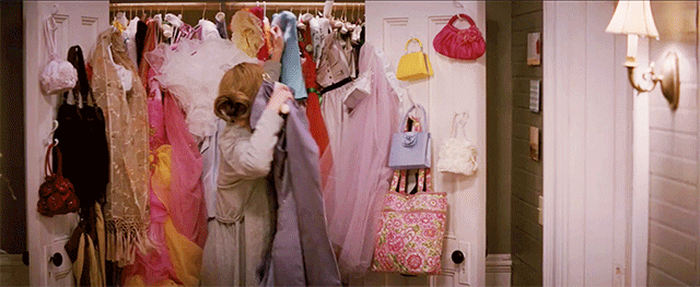 A full closet